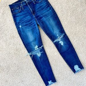 Sz 10 Madewell skinny high rise jeans